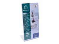 Exacompta - Porte-visuel incliné - format DL horizontal ou vertical