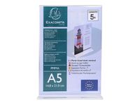 Exacompta - Présentoir porte-visuel droit - A5 vertical