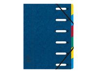 Exacompta Harmonika - Trieur à fenêtres 6 positions - bleu