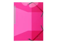 Exacompta Iderama PP - Chemise polypro à rabats - A4 - pour 250 feuilles - rose