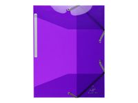 Exacompta Iderama PP - Chemise polypro à rabats - A4 - pour 250 feuilles - violet