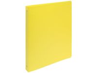 Exacompta Opak - Classeur souple à anneaux - Dos 40 mm - A4 Maxi - pour 275 feuilles - jaune