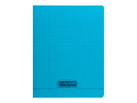 Calligraphe 8000 - Cahier polypro 24 x 32 cm - 48 pages - grands carreaux (Seyes) - bleu