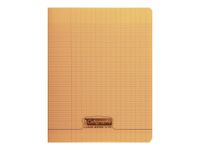 Calligraphe 8000 - Cahier polypro 24 x 32 cm - 48 pages - grands carreaux (Seyes) - orange