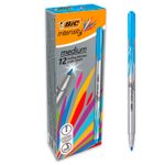 BIC Intensity - Pack de 12 feutres fins - pointe moyenne - turquoise