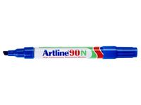 Artline 90N - Marqueur permanent - pointe biseau - bleu
