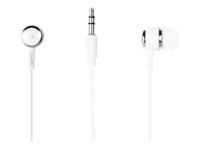CANYON Kit main libre - Ecouteurs filaire avec micro - intra-auriculaire - blanc