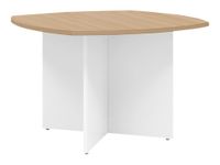 Table de réunion rectangulaire avec côtés arrondis YES ! - Chêne