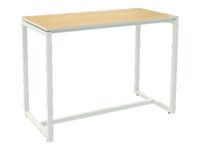 Table haute EASYDESK - L150 x P75 x H110 cm - plateau hêtre