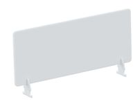 Écran de séparation en polystyrène - H33 x L80 cm - blanc