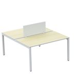 Écran de séparation en polystyrène - H33 x L60 cm - hêtre