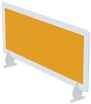 Écran de séparation en polystyrène - H33 x L80 cm - orange