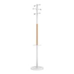 Unilux Access - Porte-manteau - 6 patères - blanc/bois