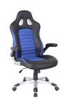 Fauteuil gamer DRIFT - accoudoirs fixes - Noir et bleu