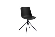 Lot de 2 chaises DN - Pieds spider - noir