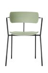 Chaise BISTRO - avec accoudoirs - vert
