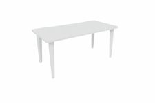 Bureau EVIDENCE - 180 cm - Pieds blancs - Plateau blanc