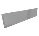 Voile de fond pour bureau EVIDENCE - largeur 140 cm - aluminium