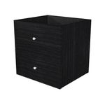 Jeu de 2 tiroirs pour bibliothèque MAXICOLOR - imitation frêne noir