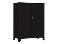 Armoire démontable à portes battantes avec pieds - 113x80 cm - rouge nacré