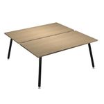 Artarredi Leonardo - Escritorio - rectangular - roble - negro mate base