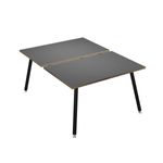 Artarredi Leonardo - Escritorio - rectangular - antracita - negro mate base