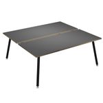 Artarredi Leonardo - Escritorio - rectangular - antracita - negro mate base