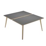 Artarredi Leonardo - Escritorio - rectangular - antracita - negro mate base