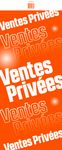 Logistipack - Affiche VENTES PRIVÉES - 72 x 30 cm