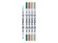 Online Calli.Brush - 5 Stylos pinceaux à double embout - couleurs assorties