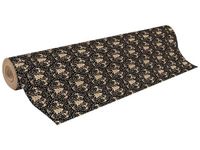 Clairefontaine - Papier cadeau kraft - 70 cm x 50 m - 70 g/m² - motif sapins fond noir