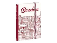 Quo Vadis Doctor Paper - Carnet de notes à élastique 10 x 15 cm - ligné - Barcelone