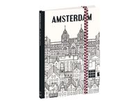 Quo Vadis Doctor Paper - Carnet de notes à élastique 10 x 15 cm - ligné - Amsterdam