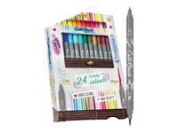Online Calli.Brush - 24 Stylos pinceaux à double embout - couleurs assorties