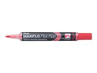 Pentel MAXIFLO FLEX FEEL - Marqueur effaçable - pointe ogive - rouge