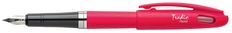 Pentel Tradio Fluo - Stylo plume - encre bleue - corps rose
