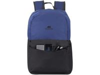RIVACASE Mestalla - Sac à dos pour ordinateur portable 15,6" - noir/bleu