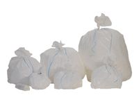 Promosac Médiprotec - 50 Sacs poubelle blanc 10L