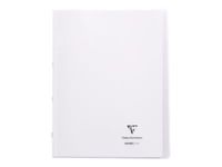 Clairefontaine Koverbook - Cahier polypro 24 x 32 cm - 48 pages - petits carreaux (5x5 mm) - transparent