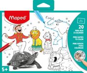 Maped - Carnet de 20 mini jeux à colorier