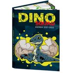 Agenda Dino bleu - 1 jour par page - 12,5 x 17,5 cm - Bouchut