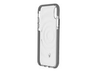 Bigben - Coque de protection pour iPhone X/XS - transparent et argent