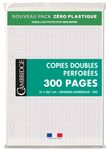 Cambridge - copies doubles - 300 pages - A4 - grands carreaux (Seyes) - perforées