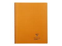 Clairefontaine Koverbook - Cahier à spirale polypro 24 x 32 cm - 160 pages - petits carreaux (5x5 mm) - disponible dans différentes couleurs