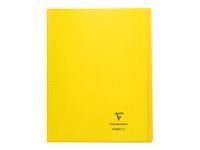 Clairefontaine Koverbook - Cahier polypro 24 x 32 cm - 96 pages - petits carreaux (5x5 mm) - jaune