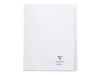 Clairefontaine Koverbook - Cahier polypro 24 x 32 cm - 96 pages - petits carreaux (5x5 mm) - transparent
