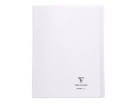 Clairefontaine Koverbook - Cahier polypro 24 x 32 cm - 48 pages - grands carreaux (Seyes) - transparent