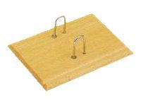 Wonday - Socle pour éphéméride bois - 2 arceaux métal