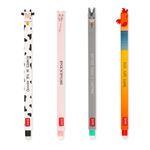 Set de 4 Legami - Stylos à encre gel effaçable Farm Sweet Farm