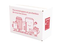 La Couronne - 250 Pochettes C4 229 x 324 mm - 90 gr - fenêtre cristal 110x50 mm - blanc - bande auto-adhésive